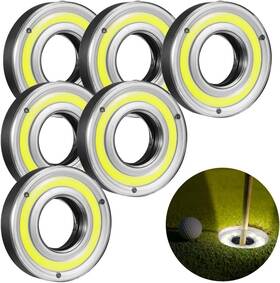 1t-7jxy-6aeb Lnrueg 6 Pack Golf Hole Lights Disc Light Up Night As Shown 1t-7jxy-6aeb Lnrueg 6 Pack Golf Hole Lights Disc Light Up Night As Shown
