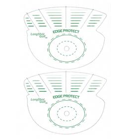 Ls1000 Longshot Golf Oversized Edge Protect Impact Labels Wood Training Aid 10/100 Pack
