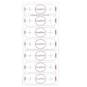 Longshot Golf Ls1001 Low Profile Putter Impact Labels Training Aid 28 56 350 Pack