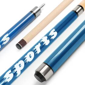 Lotmusic 750108853441 Inch Sports Series Jump Break Cue 2-in-1 25 Oz With 14mm Fiberglass