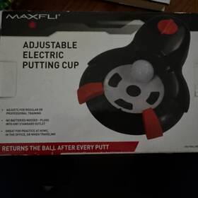 Maxfli 022275804312 Electric Golf Putting Cup Adjustable Indoor Training Plug In Euc Nib