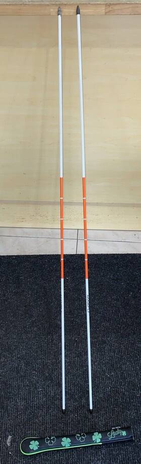 Mx466 Maxfli Golf Two Pole Alignment System Training Aid Instruction With Lucky Cover Mx466 Maxfli Golf Two Pole Alignment System Training Aid Instruction With Lucky Cover