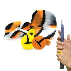 Mele Links 686585187680 Golf T-shape Grip Training Aids With Storage Bag Swing Trainer Posture C