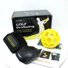 Mele Links Yck24-0301 Portable Golf Swing Trainer Ball Aid Wrist Posture Correct