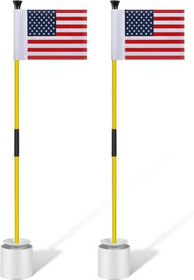 Lyn-meooeck-2151 Meooeck 2 Pack Golf Flagstick 3ft Putting Green Pin As Shown In The Picture