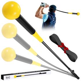 Mikosi 734257447300 Golf Grip Trainer Swing Aid Warm-up Stick For Strength Tem
