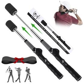 Gst-2 Mikosi Golf Swing Training Aid Retractable Grip Trainer For Gol