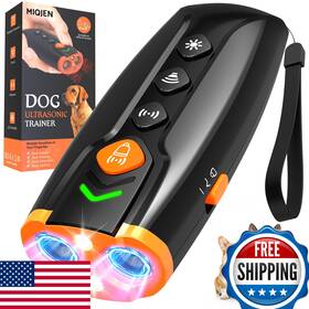 Miqjen B0fbh1xy2h Dog Bark Deterrent Device Ultrasonic Anti Barking Control Rechargeable Portab