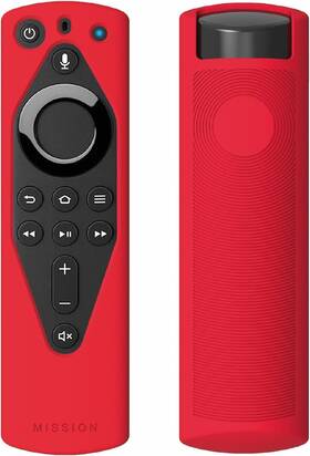 Mc53 Mission Cables Remote Case For The All-new Fire Tv Voice 2018 Version Red