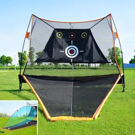 Miveda 797999024598 10 X 7 Ft Automatic Ball Return Golf Net For Backyard Driving Pr