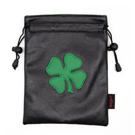 Montela Golf 779640904015 Leather Tee Pouch With Drawstrings - Valuables Bag For Men And Women Black