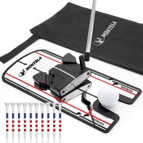 B0cyc56l5y Montela Golf Putting Mirror Training Aid Portable Alignment Practice
