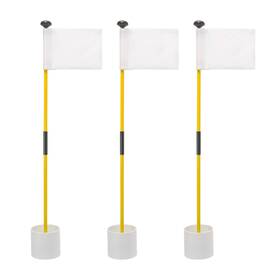 Murray Sporting Goods 767578952291 Golf Flagsticks Flags And Cups - Set Of 3
