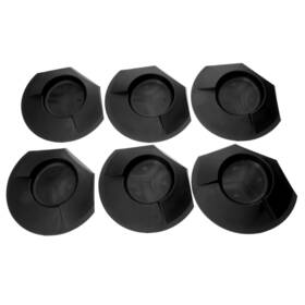Muxsam 746060725421 6 Pieces All-direction Putter Cups Practice Black Golf Putting Cup Tra Inch