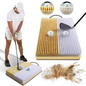 F2t-bhm5 Myvoice Golf Bunker Mat - Realistic Up And Down Sand Chipping Practice Versatile Bunk