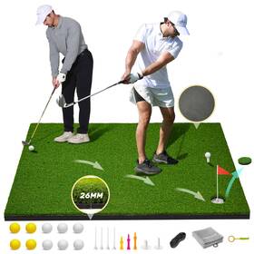 F2t-hm4 Myvoice Thickened Golf Hitting Mat 5x4ft Training Mats Practice