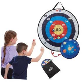 National Sporting Goods 039035037644 Target Toss Large Dart Board For Kids 30in Giant - Red Blue