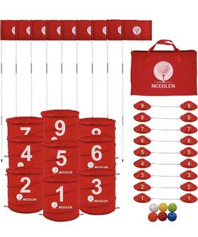 Neeglen 600310795278 Backyard Golf Bucket Game Yard Outdoor Portable Course Neeglen 600310795278 Backyard Golf Bucket Game Yard Outdoor Portable Course