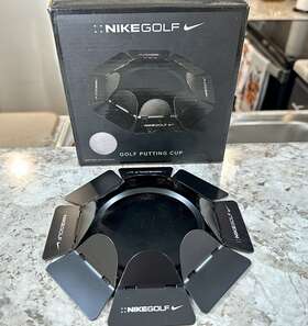Nike 842680091752 Golf Putting Cup Black Metal Practice Putter Hole All-direction Puts