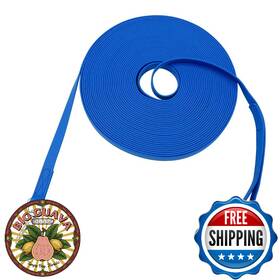 B08612b6xv Nimble Waterproof Dog Training Leash 5-50ft Heavy Duty Recall Long Lead All Sizes