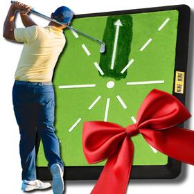 Nine 821555223573 Golf Hitting Mat Practice Swing For Path Det