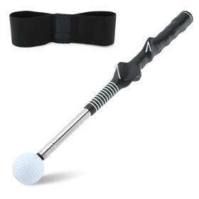 Ninefox 694579452140 Golf Swing Pro Trainer Portable Retractable Stick With Click Feedback