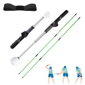 Us-ns003 Nomadsphere 5-in-1 Retractable Golf Swing Trainer For Left Handed With 2 Alignment Sticks Us-ns003 Nomadsphere 5-in-1 Retractable Golf Swing Trainer For Left Handed With 2 Alignment Sticks