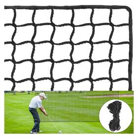 Nqb Gm3 4.5-10mseil Golf Practice Net With Steel Hanging Kit And Nylon Rope Hitting For Mu