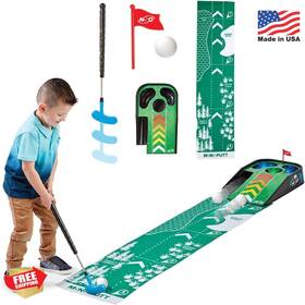 Nsg 039035037194 Electronic Mini Golf Putting Game 4ft Mat Indoor Toy Kids Ages 3