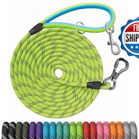 B0c2gyrdry Ntr Long Dog Leash 30ft Check Cord 2 Swivel Hooks And Comfortable Padded Handle B0c2gyrdry Ntr Long Dog Leash 30ft Check Cord 2 Swivel Hooks And Comfortable Padded Handle