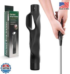 Nubits 768845613471 Golf Grip Trainer Right Hand Black Ergonomic Training Aid Muscle Memory