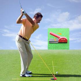 Ole Andigo 735071617146 Golf Swing Trainer With 3 Alignment Sticks Portable Training Aid Angle