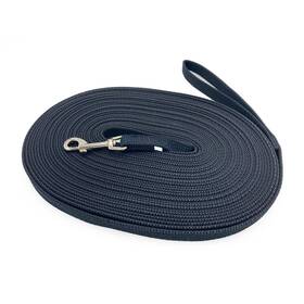 B009vbvhom Omnipet Cotton Dog Training Lead 50ft Black - Durable And Long Leash