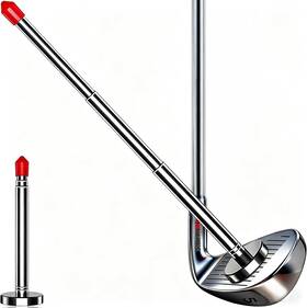 Onhawks 313019720730 Golf Alignment Rods-club Sticks With Telescopic Magnetic Corrector Tra