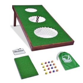 P&p Imports Llc 815898022610 Battlechip Pro Golf Cornhole Game - Includes 4 Ft X 2 Chipping Target 16