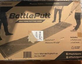 P&p Imports Llc Golf-battleputt-01 Gosports Battleputt Golf Putting Game 2-on-2 Pong Style Play With 11 Ft