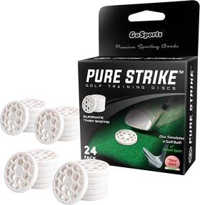 P&p Imports Llc Golf-purestrike-24 Gosports Golf Pure Strike Training Discs 24 Pack - Eliminate Thin Shots