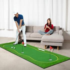 Pt-gf-5x12 Partronum Outdoor Golf Putting Green Mat Practice 5x12ft -green