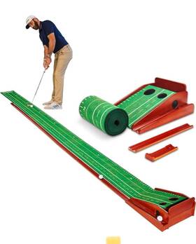 Perfect Practice 810097940024 Putting Mat 15ft 5 Inch Dustin Johnson V5-xl