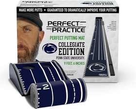 Perfect Practice 850018615358 Penn State Nittany Lions Foldable Putting Mat 2.9m - Navy