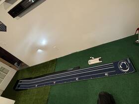 Perfect Practice 850018615488 Penn State Edition Golf Putting Mat With 2 Holes 2.9m Extras
