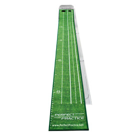 Pp-615006 Perfect Practice Golf Putting Mat Acrylic Edition 9.6foot Crystal Velvet Trueroll