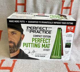 Perfect Putt 810097940017 Practice Compact Putting Mat - Indoor Golf Green With Reduced-sized