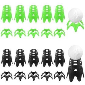 1019268 Peutier 20pcs Plastic Golf Tee 10 Tall And Small Simulator Training Mat