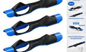 1084464 Peutier Golf Grip Trainer Right Hand Lightweight Swing Training Aid Club Grips 2