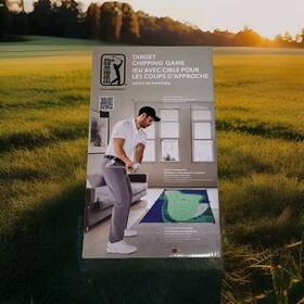 Pga 713610966979 Tour Target Chipping Game 26.75 Inch X 46.5 Mat With 12-balls - Indoor/outdoor