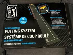 Avafa009ds Pga Tour New Performance Putting System -9ft Practice Mat -indoor/outdoor