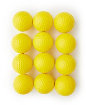 Avasc039 Pga Tour Dimpled Foam Practice Balls Outdoor And Indoor Golf Accessories 12