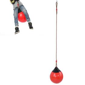 Plplaaoof6tnbriqgz Plplaaoo Buoy Ball Swing 29cm/11.4in Red Small Inflatable Seat With Hanging