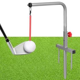 Poen Huj-poen-2060 1 Set Golf Swing Trainer Training Iron Practice Groover With Sliver